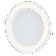 Світильник свiтлодiодний Biom GL-R12 WW 12Вт круглий теплий бiлий (LY-12)