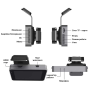 Изображение Видеорегистратор для авто Light Dual Lens Vihicle BlackBOX DVR с камерой заднего вида Y11ANDB ИМ Light-Deco 5 