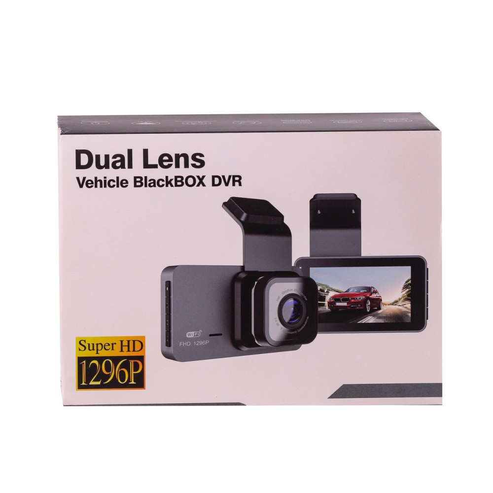 Изображение Видеорегистратор для авто Light Dual Lens Vihicle BlackBOX DVR с камерой заднего вида Y11ANDB ИМ Light-Deco 9 