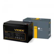 Акумулятор свинцево-кислотний Videx 6FM12 12V/12Ah color box 1