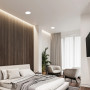 Изображение Светильник встроенный круглый светодиодный Back LED VIDEX 20W 5000K белый ИМ Light-Deco 3 