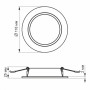 Зображення LED світильник Back вбудований круглий VIDEX 6W 5000K ИМ Light-Deco 4 