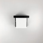 Зображення Фасадний чорний світильник квадратної форми 16х16 см ИМ Light-Deco 4 