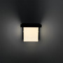 Зображення Фасадний чорний світильник квадратної форми 16х16 см ИМ Light-Deco 1 