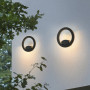 Зображення Фасадний чорний світильник круглої форми ИМ Light-Deco 5 