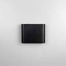 Чорний стіновий світильник із двостороннім світлом 11х9х3 см Чорний стіновий світильник із двостороннім світлом 11х9х3 см