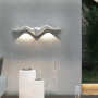 Изображение Білий вуличний світильник у формі птаха 39х9х11,5 см ИМ Light-Deco 