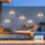 Изображение Білий вуличний світильник у формі птаха 39х9х11,5 см ИМ Light-Deco 1 