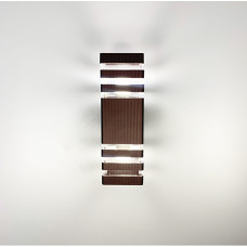 Вуличний настінний світильник Бра Light House LNF-17409/2 W коричневий