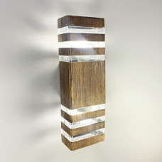 Вуличний настінний світильник Бра Light House LNF-17409/2 W бронза