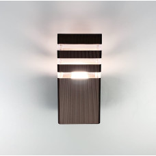 Вуличний настінний світильник Бра Light House LNF-17409/1 W коричневий