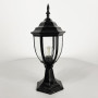 Изображение Вуличний чорний ліхтар з прозорим склом на ніжці ИМ Light-Deco 4 