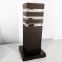 Зображення Вуличний ліхтар-стовп в корпусі кольору Coffee 30 см ИМ Light-Deco 