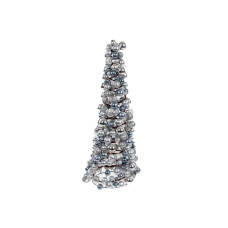 Ялинка декоративна 45 см срібло (пластик)