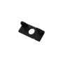 Изображение Заглушка BIOM ZP-7B/1 з отвором для профіля LP-7B 6,5х15мм, чорна ИМ Light-Deco 1 