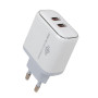 Изображение Зарядка для телефона LP 35W (Type-C + Type-C) PD + кабель (Type C to Lightning) 35WCH ИМ Light-Deco 