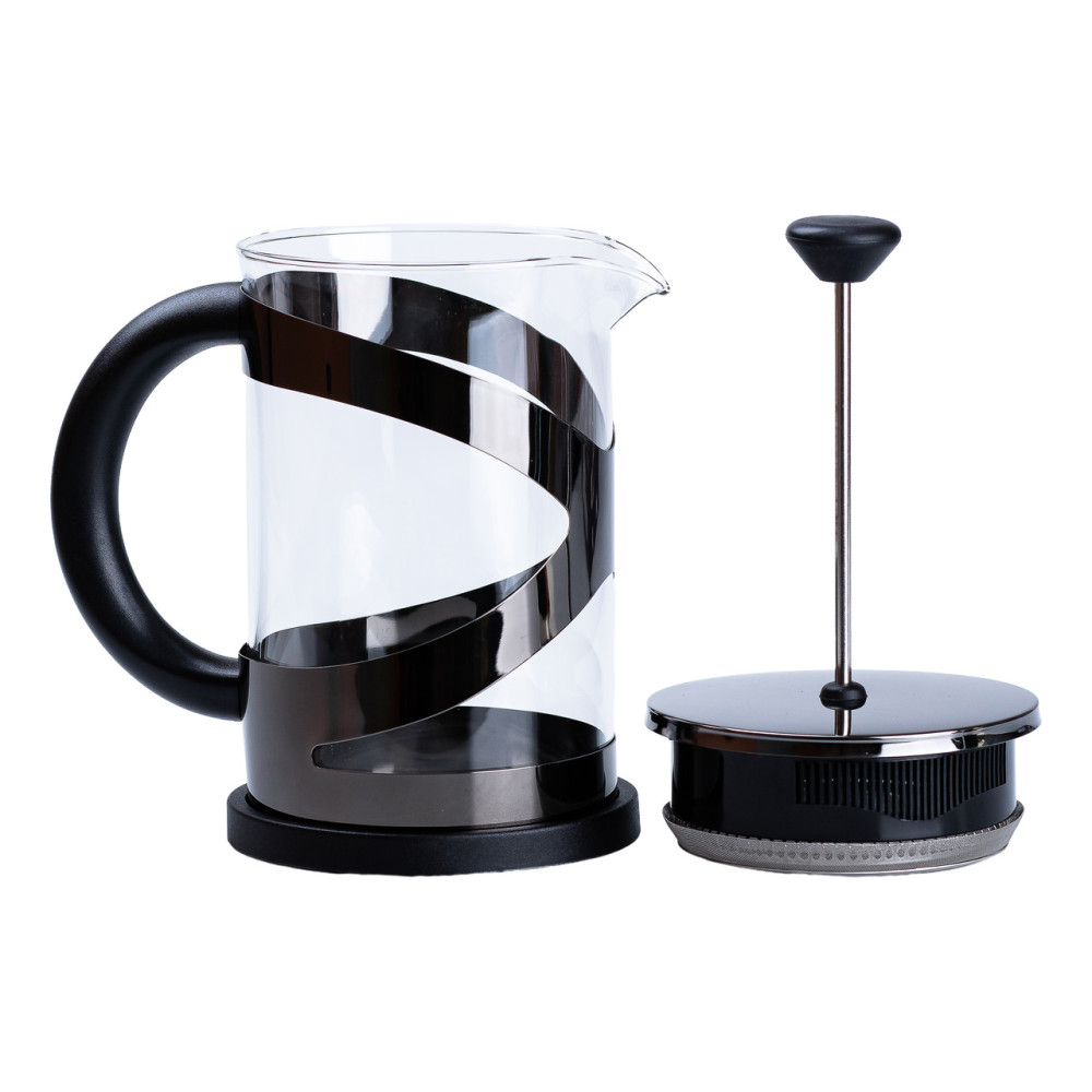 Зображення Чайник Light House прозорий заварювальний із френч пресом 800 мл (LG-20298) Чорний ИМ Light-Deco 2 