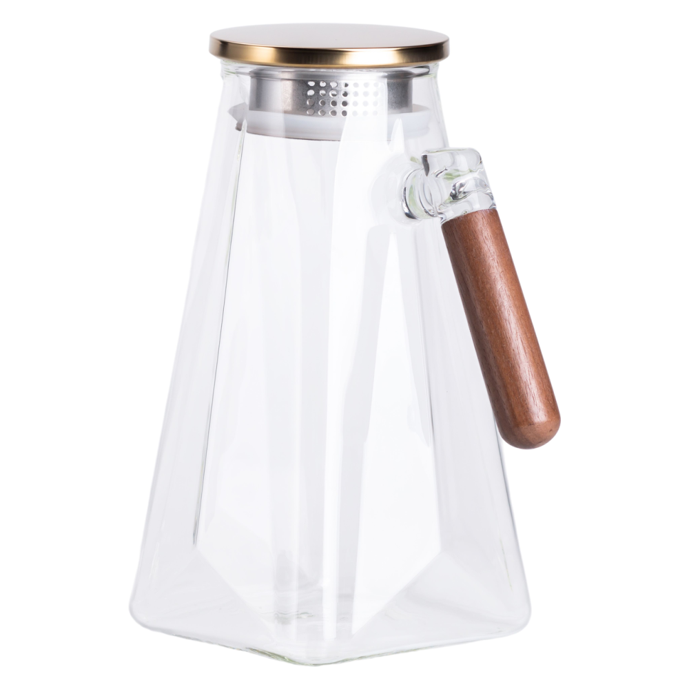 Зображення Чайник Light House скляний заварювальний 2 л з ручкою (LG-20303) прозорий ИМ Light-Deco 1 